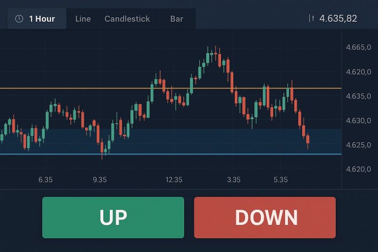 UpDown options range selection