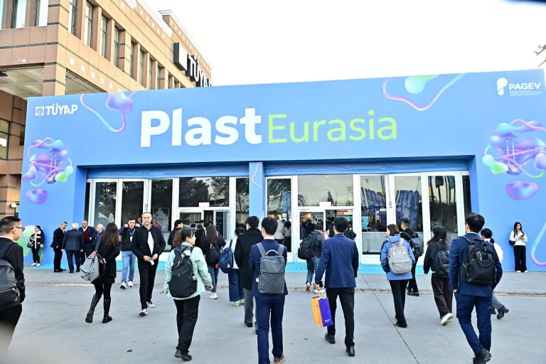 Turkish plastics showcase widens European buyer campaign for 35th edition Turkish plastics showcase widens European buyer campaign for 35th edition: the Plast Eurasia entrance at Tüyap Fair and Congress Center, Istanbul