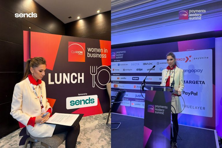 Sends CEO Alona Shevtsova at the Payments Leaders’ Summit in London: Industry Gathers as Sends' Chief Alona Shevtsova Anchors Women in Business Lunch
